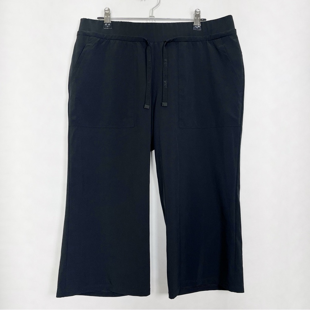 Lole Women’s Black Wide Leg Capris Pants Yoga‎ Size Medium